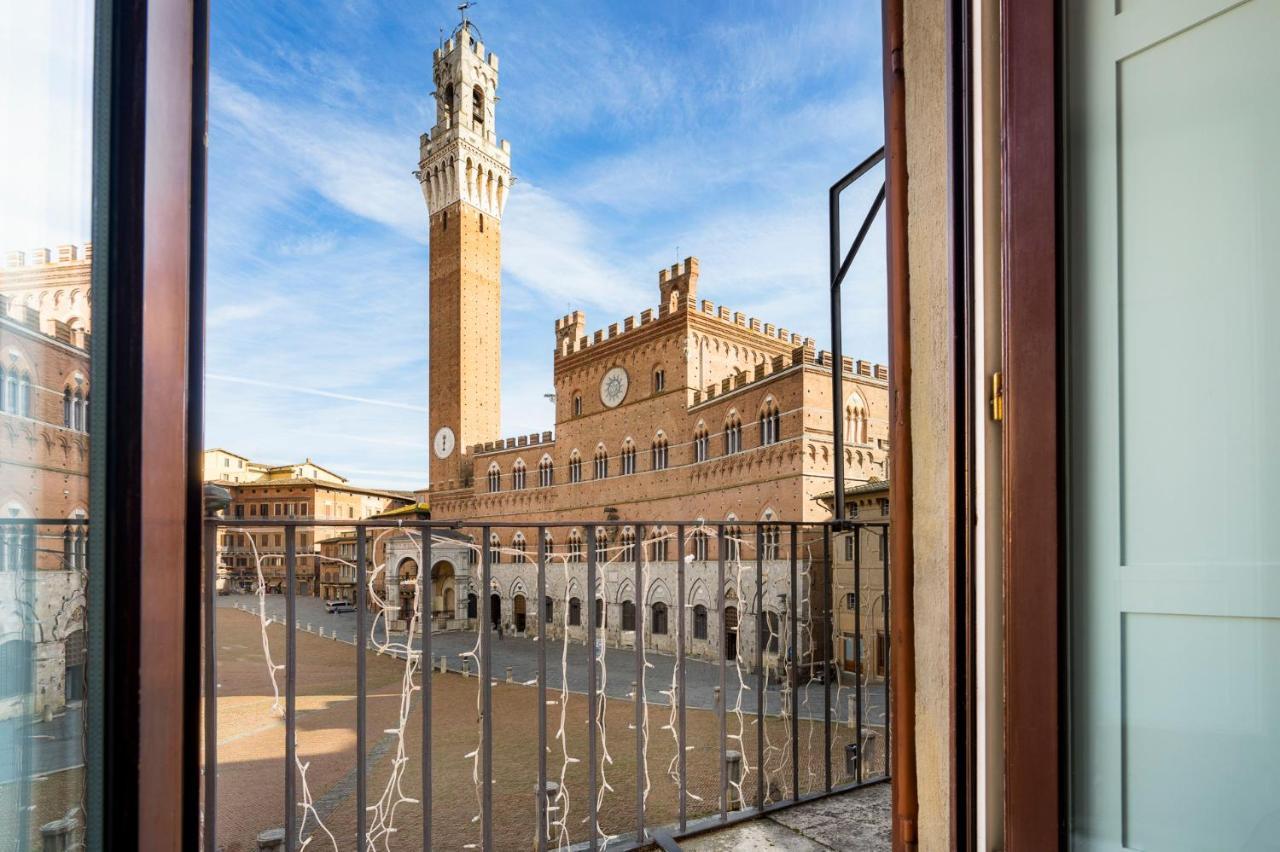 The Balcony Suite - Affaccio Su Piazza Del Campo Σιένα Εξωτερικό φωτογραφία
